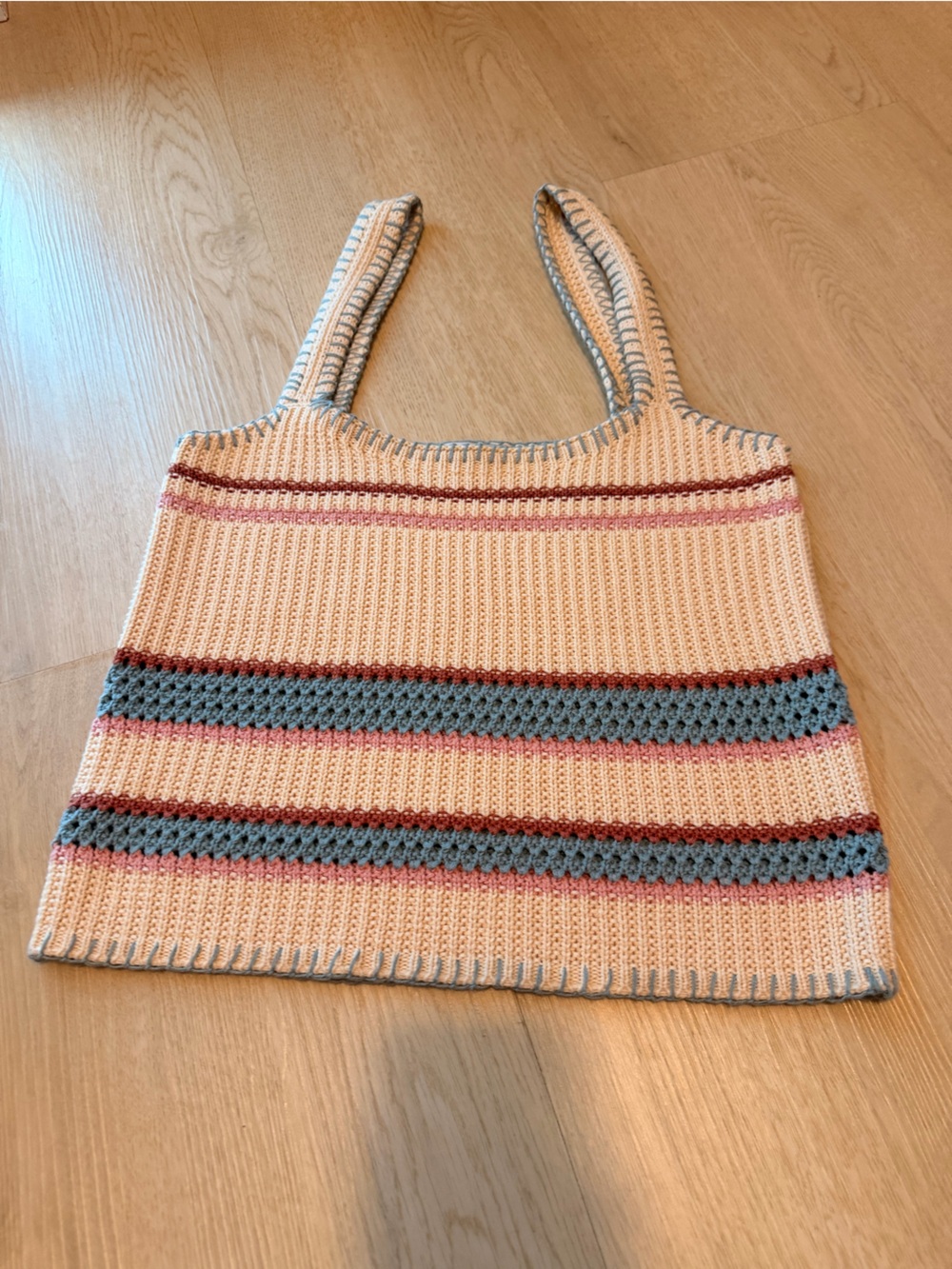 Cream rails sweater tank size XS